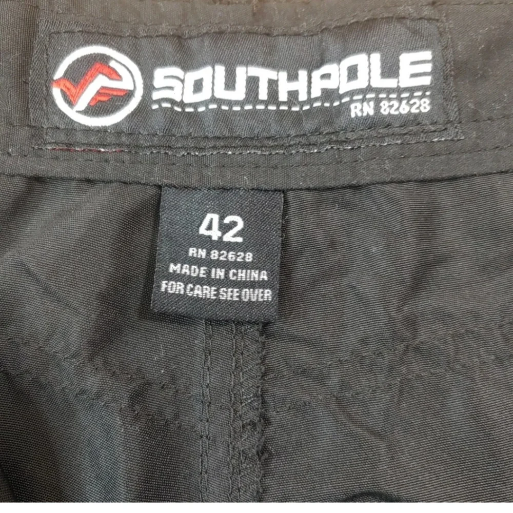 Southpole Y2k Baggy Bermuda Shorts Men 42 Colorblock Hybrid Pool Beach Resort